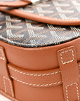 Goyardine Belvedere II PM Messenger Bag Black Gold