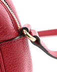 Pebbled Calfskin Small Soho Disco Bag Tabasco Red