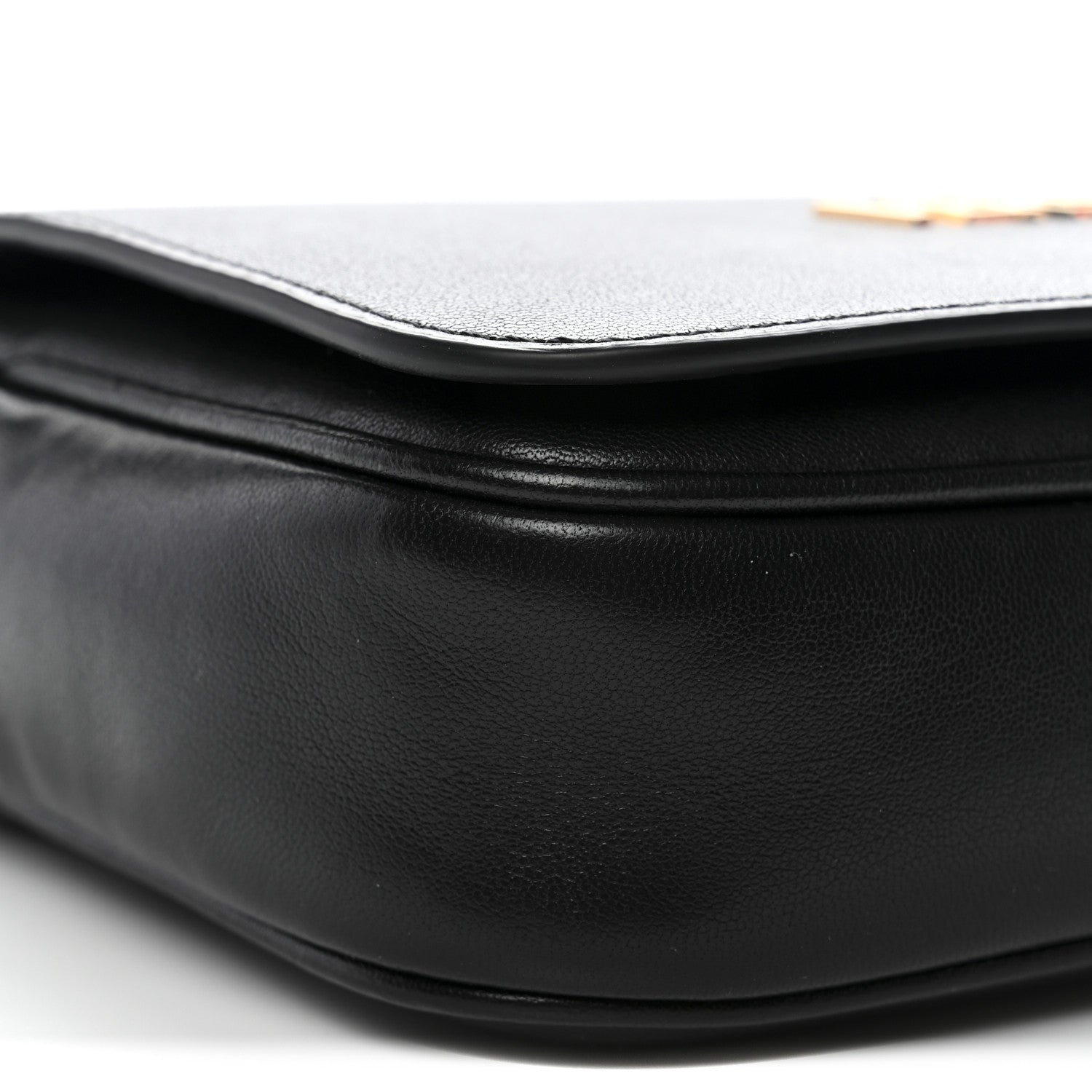 Lambskin Tag Mini Bag Black