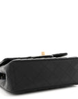 Lambskin Quilted Mini Rectangular Flap Black
