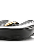 New Canvas Charisma Calfskin Crystal GG Monogram Mini Jackie 1961 Hobo Black