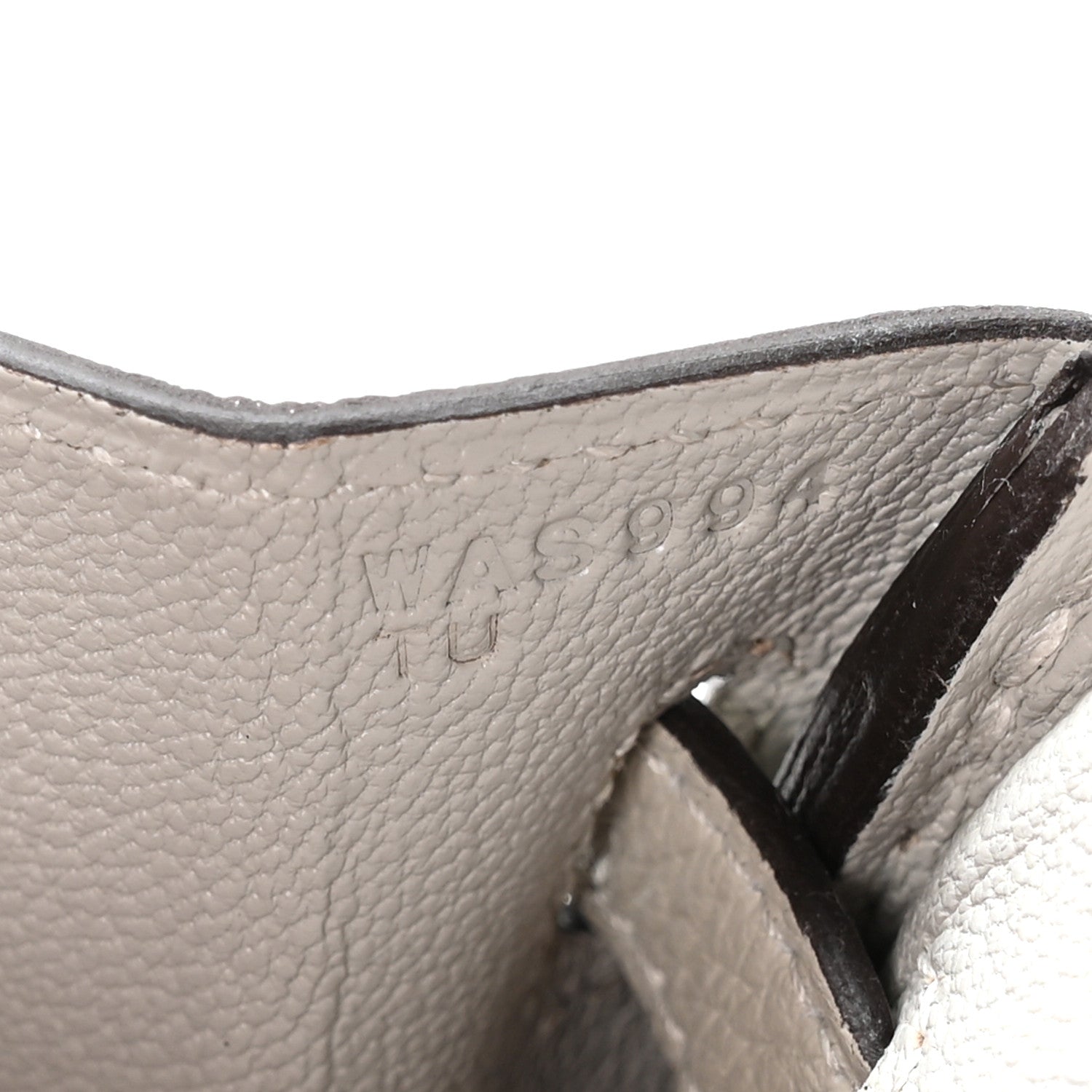 Togo Horseshoe Birkin 25 Etain Gris Perle