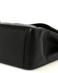 Caviar Quilted Maxi Double Flap Black