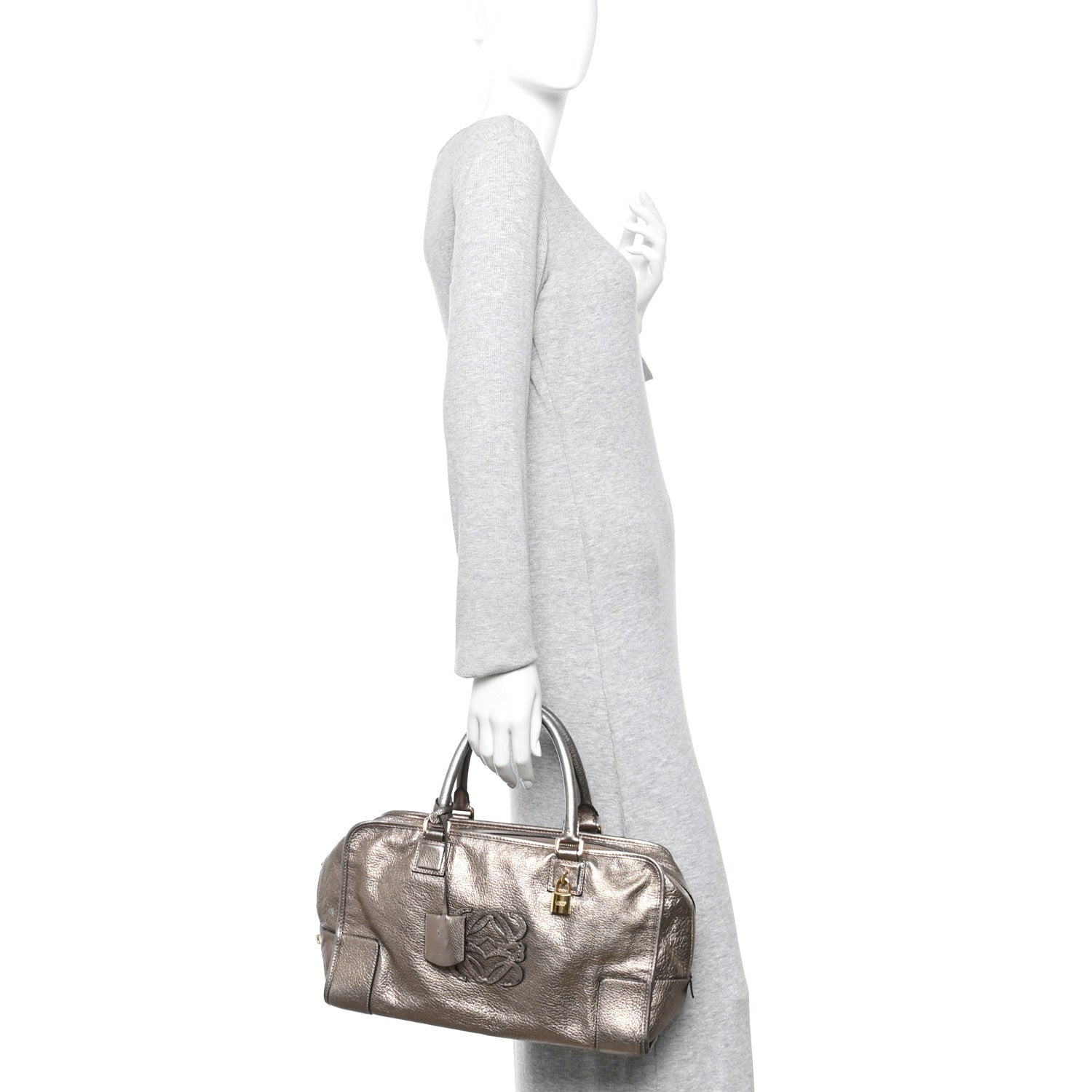 Metallic Calfskin Amazona 28 Bronze