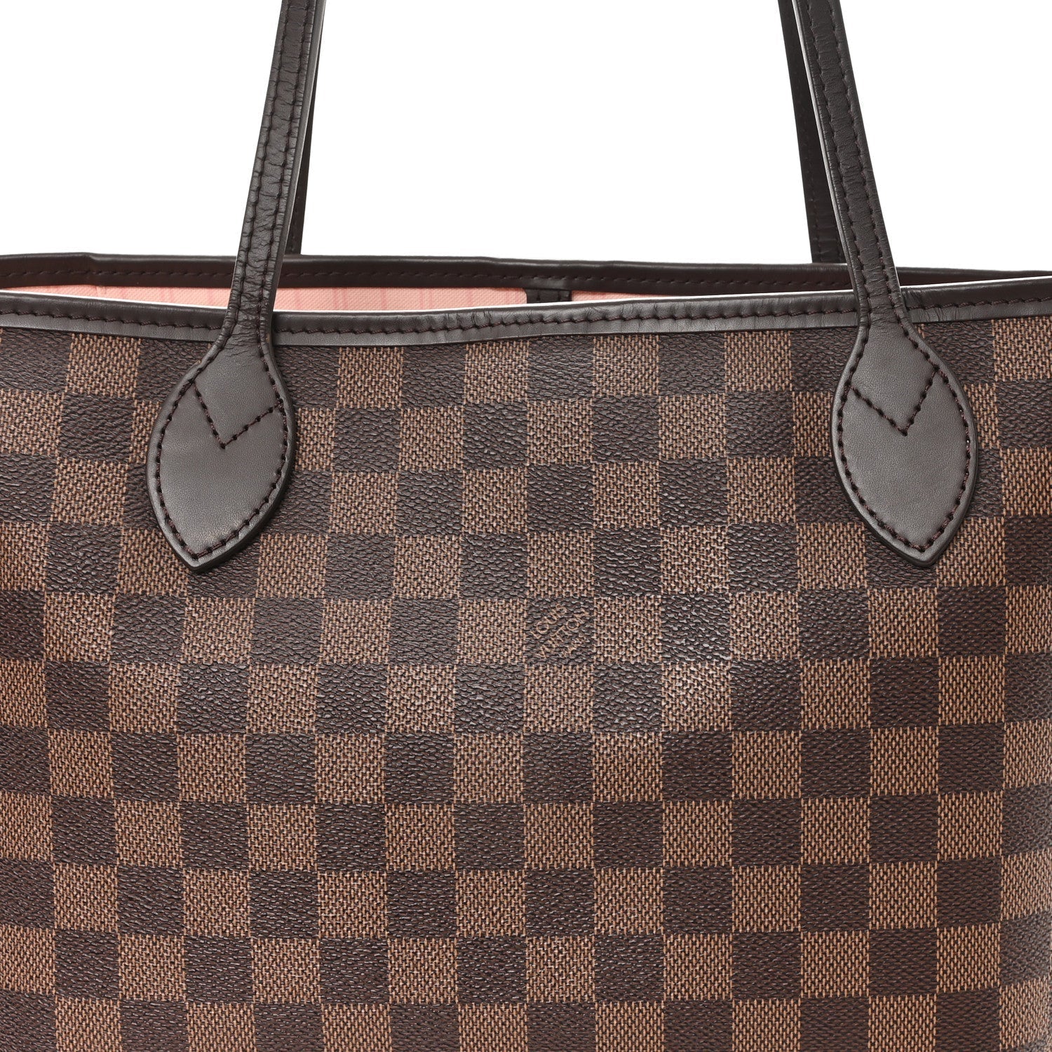 Damier Ebene Neo Neverfull MM Rose Ballerine