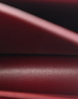 Liege Calfskin Teen Classic Box Flap Bag Burgundy