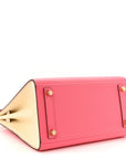 Epsom Horseshoe Birkin Sellier 25 Rose Azalee Nata