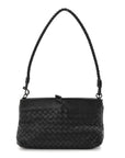 Nappa Intrecciato Mini Shoulder Bag Black