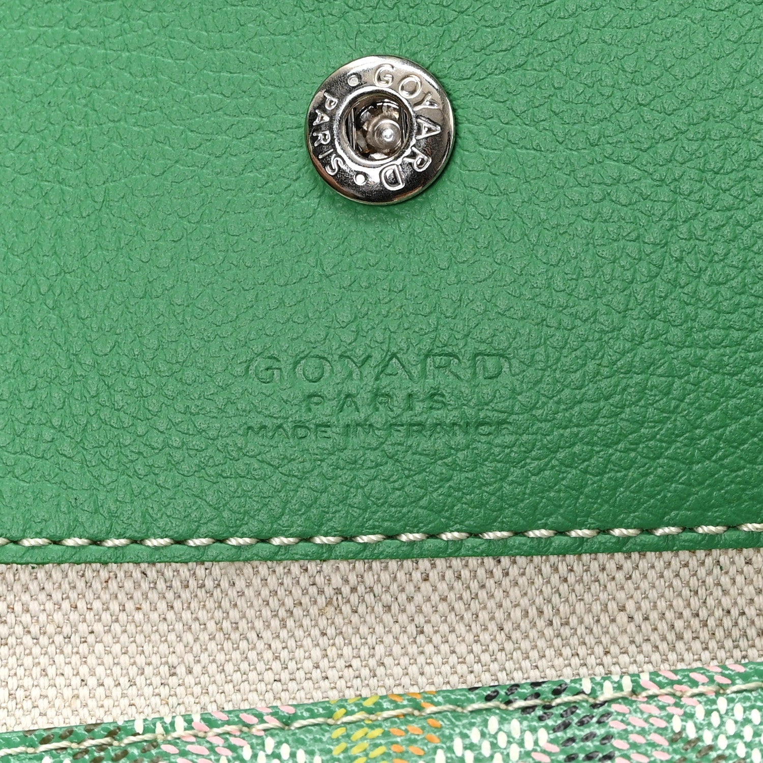 Goyardine Boheme Hobo Meadow Green