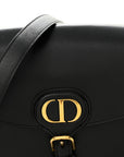 Box Calfskin Medium Bobby Flap Black