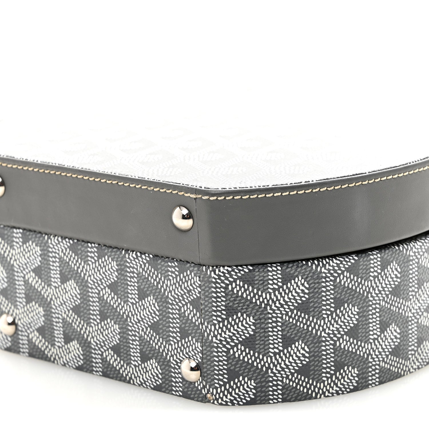 Goyardine Alto Hatbox Grey