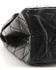 Aged Calfskin Quilted 2.55 Reissue 225 Flap Black