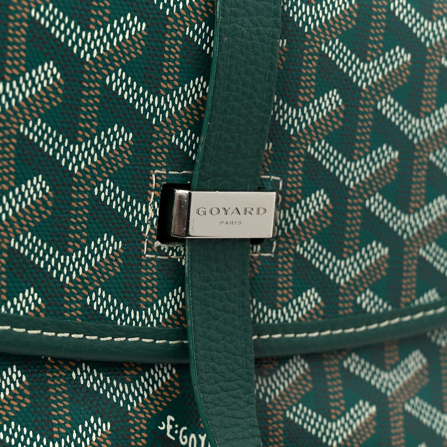 Goyardine Belvedere II PM Messenger Bag Green