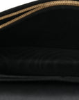 Calfskin Mini GG Marmont Chain Wallet Black