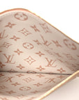 Calfskin Neverfull Inside Out MM Pochette Dune Hazelnut