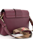 Soft Grain Calfskin Small Medley Crossbody Dark Plum