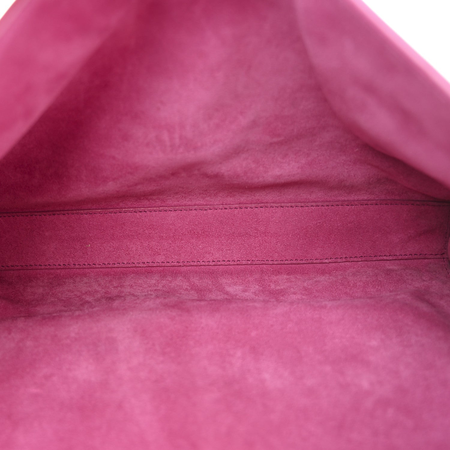 Smooth Calfskin Suede Medium Reversible Monogram Kate Satchel Rose Rubis