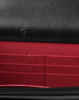 Lambskin Quilted CHNL 19 Wallet On Chain WOC Black