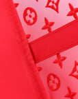 Monogram Fluo See Through Keepall Bandouliere 50 Rose