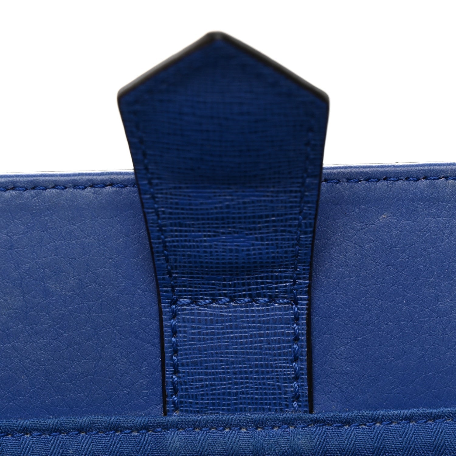 Vitello Elite Petite 2Jours Tote Blue Neon