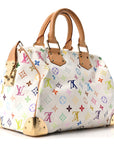 Monogram Multicolor Speedy 30 White