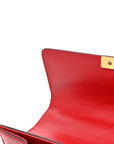 GCCIssima Signature Small Padlock Top Handle Bag Hibiscus Red