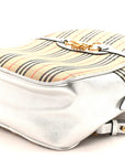Smooth Calfskin 1983 Knight Check Link Backpack Silver
