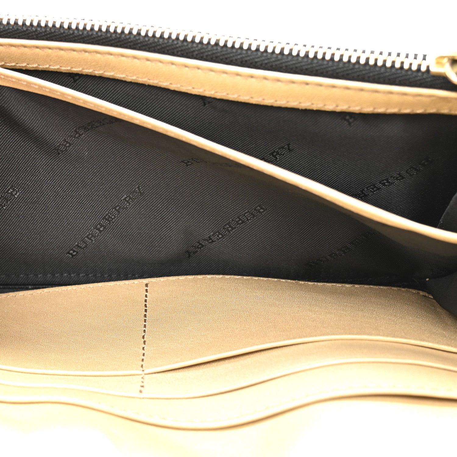 Metallic Heritage Grain Penrose Bow Continental Wallet Gold