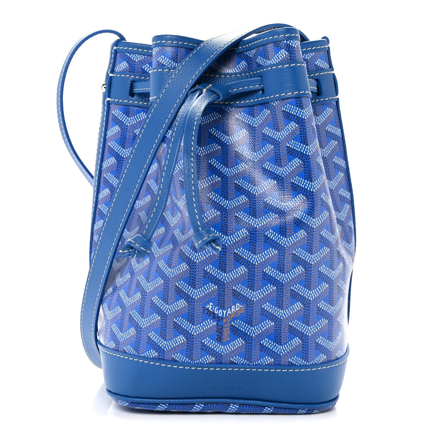 Goyardine Petit Flot Bucket Bag PM Sky Morning