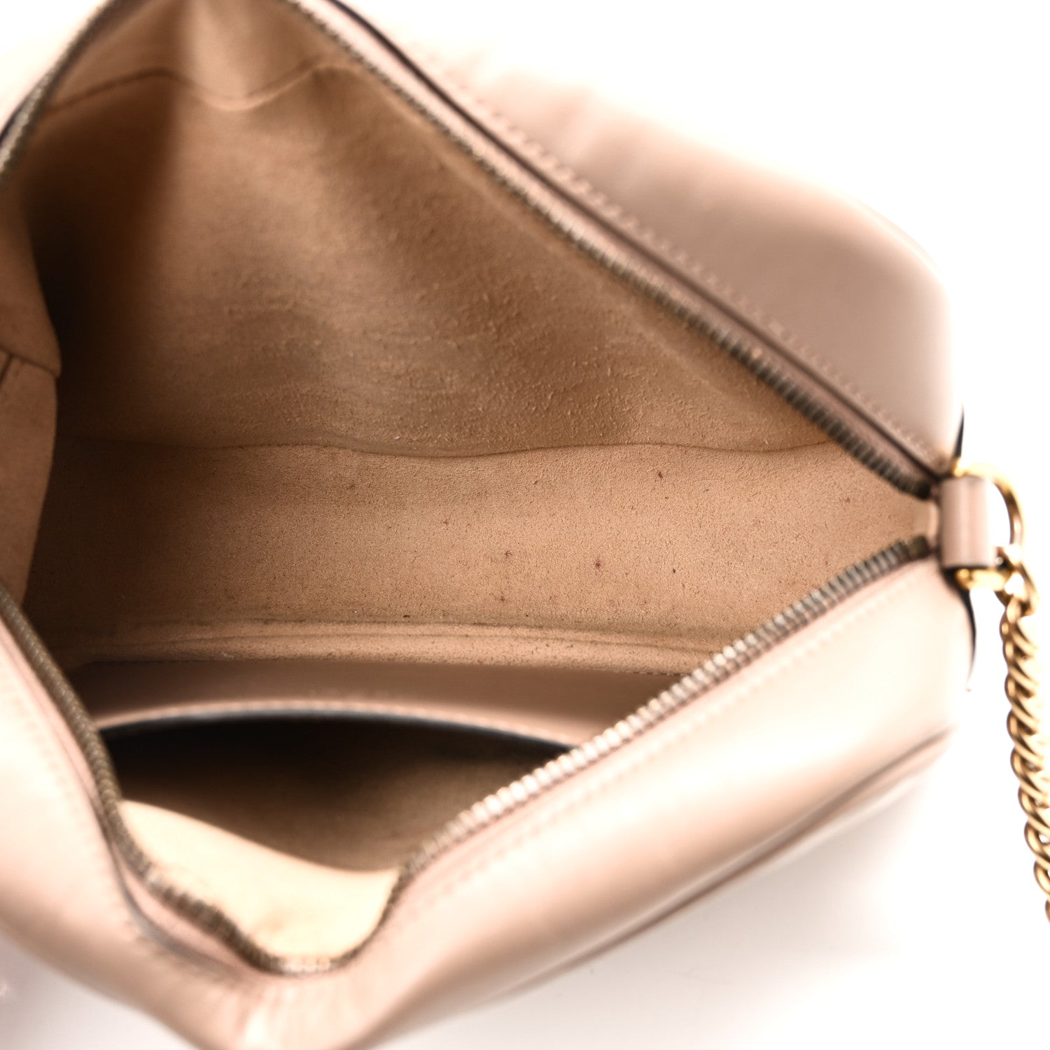 Calfskin Matelasse Small GG Marmont Chain Shoulder Bag Porcelain Rose