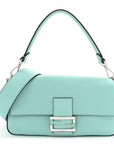 X TIFFANY Nappa Silver Baguette Blue Tiffany Silver