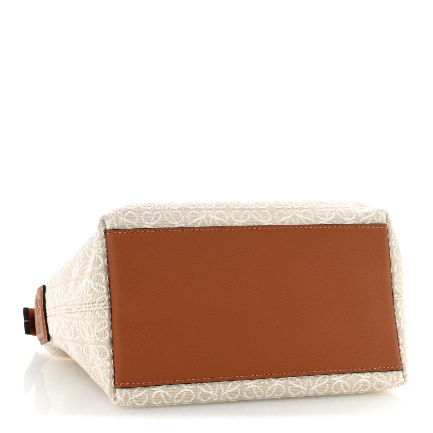 Jacquard Anagram Calfskin Small Cubi Bag Ecru Tan