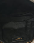 Denim Quilted Medium Loulou Puffer Monogram Chain Satchel Rodeo Blue