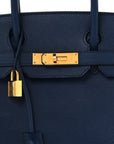 Epsom Birkin 30 Bleu Saphir