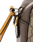 GG Supreme Monogram Web Neo Vintage Shoulder Bag Beige New Acero Crop