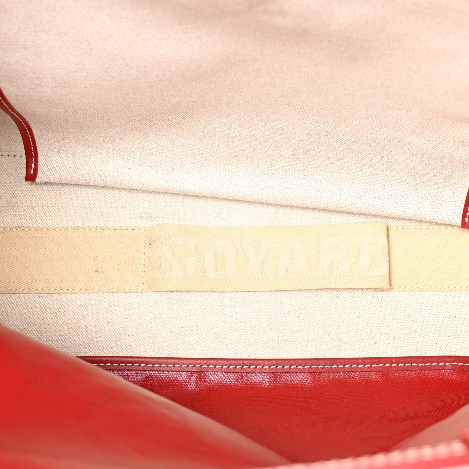 Goyardine Bellechasse Biaude MM Tote Red