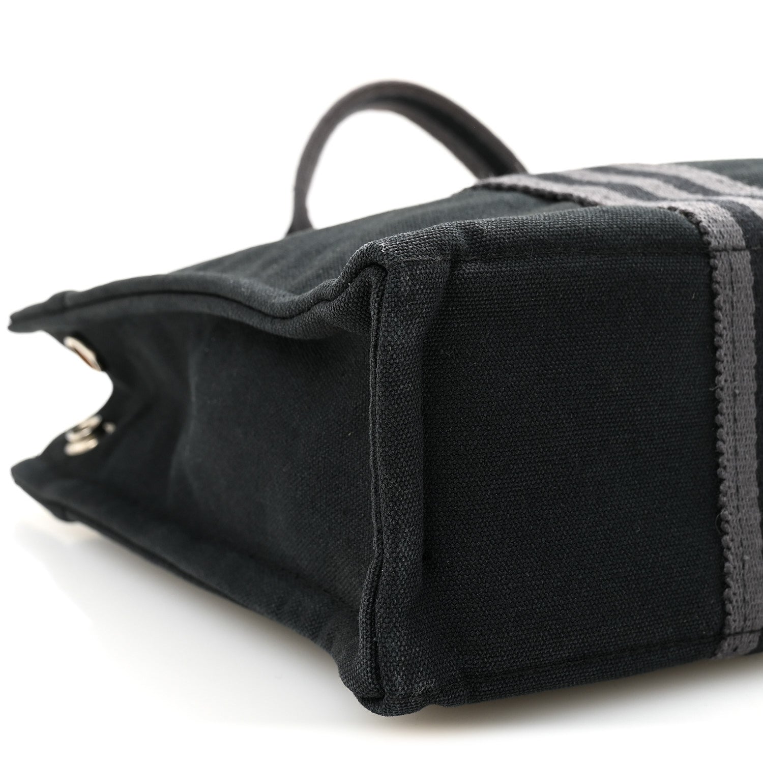 Canvas Herline PM Tote Black