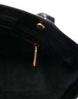Calfskin Crocodile Embossed Small Greca Goddess Shoulder Bag