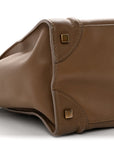 Smooth Calfskin Mini Luggage Camel