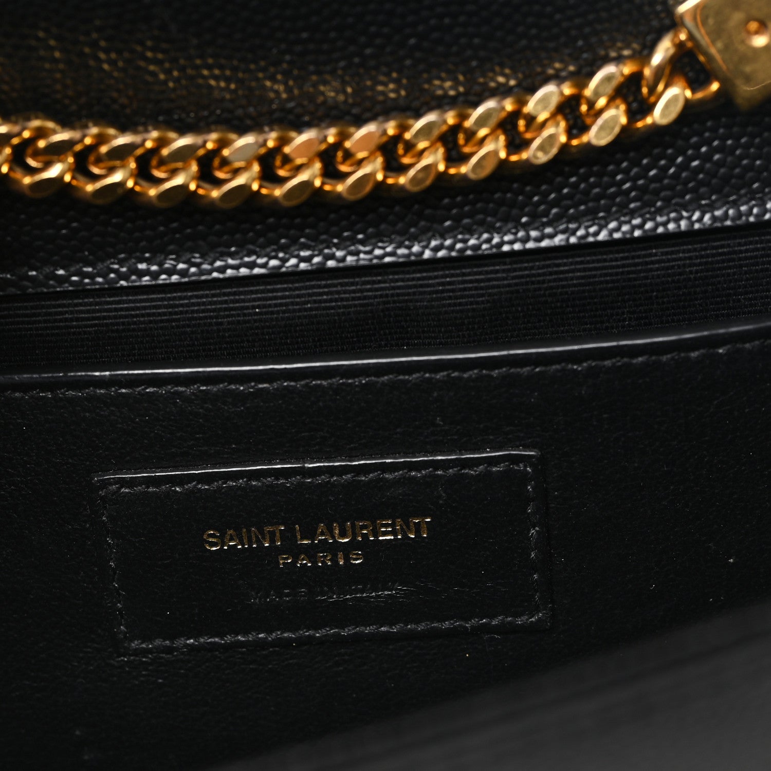 Grain De Poudre Small Monogram Kate Satchel Black