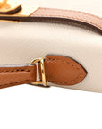 Epsom Horseshoe Mini Kelly Sellier 20 Craie Gold