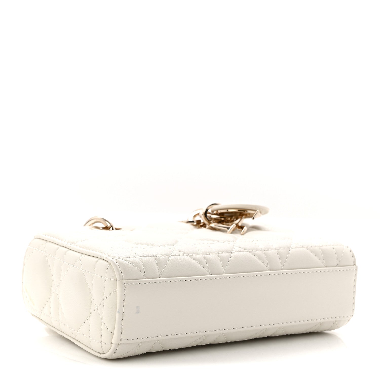 Lambskin Cannage Micro Lady D-Joy Latte