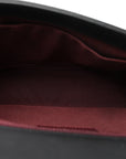 Calfskin Caviar Suede Chevron New Medium Boy Flap Black