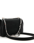 Canvas Printed Small Love Lola Bag Black