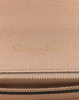 Grained Calfskin Medium D1ORama Flap Bag Nude