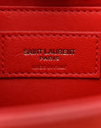 Suede Star Medium Classic Monogram Kate Satchel Berry Red