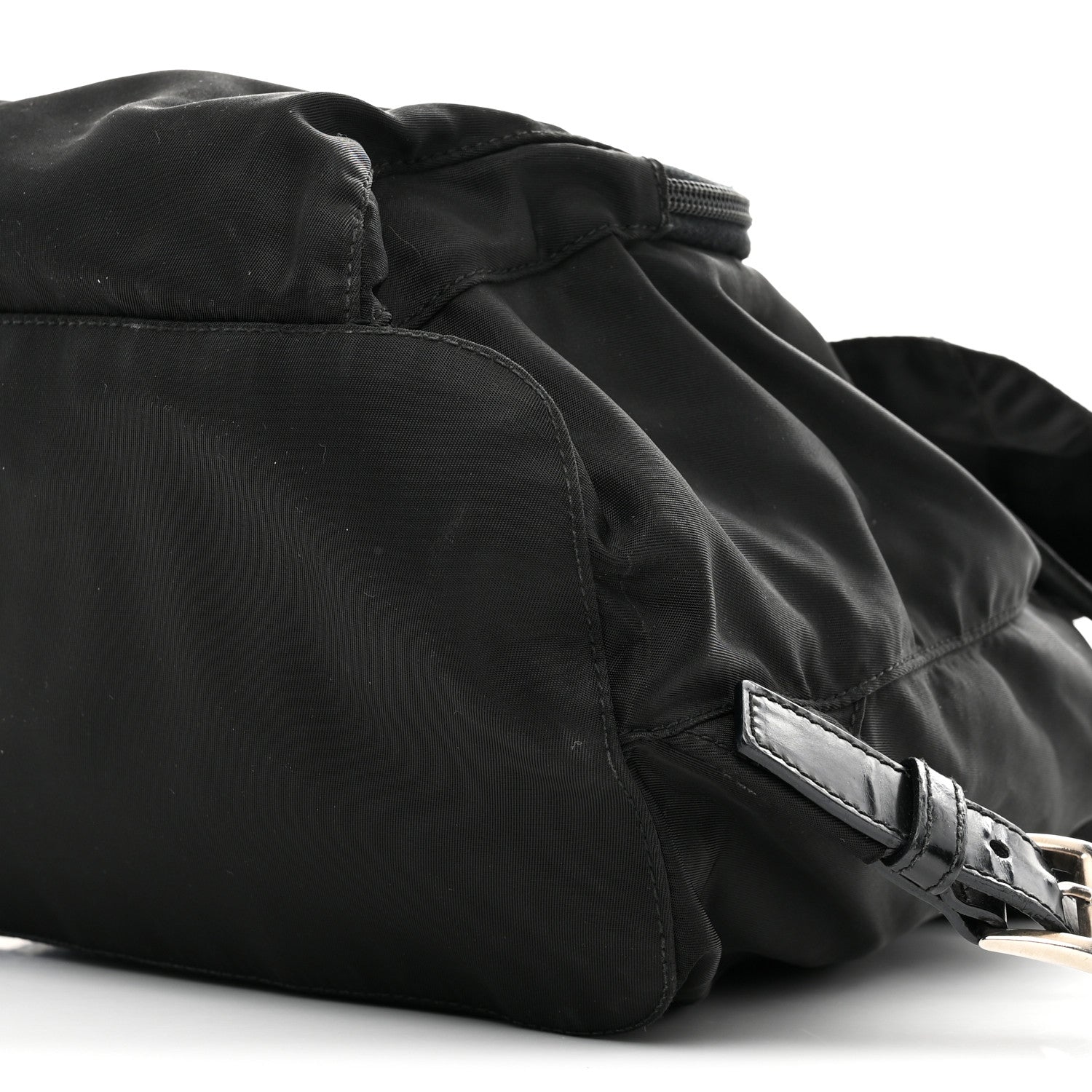 Tessuto Nylon Vela Cinch Backpack Black