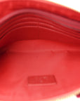 GG Supreme Monogram Face Embroidered Wrist Wallet Pink