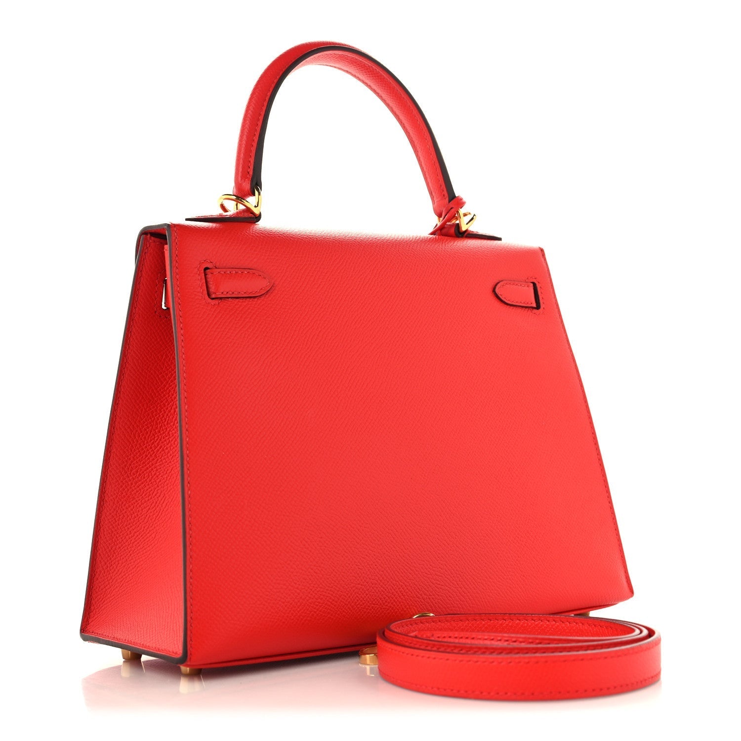 Epsom Kelly Sellier 25 Rouge De Coeur