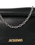 Smooth Calfskin La Pochette Rond Carre Black